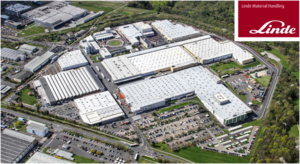 Linde Material Handling GmbH production site in Aschaffenburg, Germany