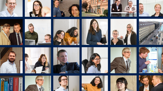 This image is a thumbnail showing a collage of Model Engineering Solutions GmbH over the years.