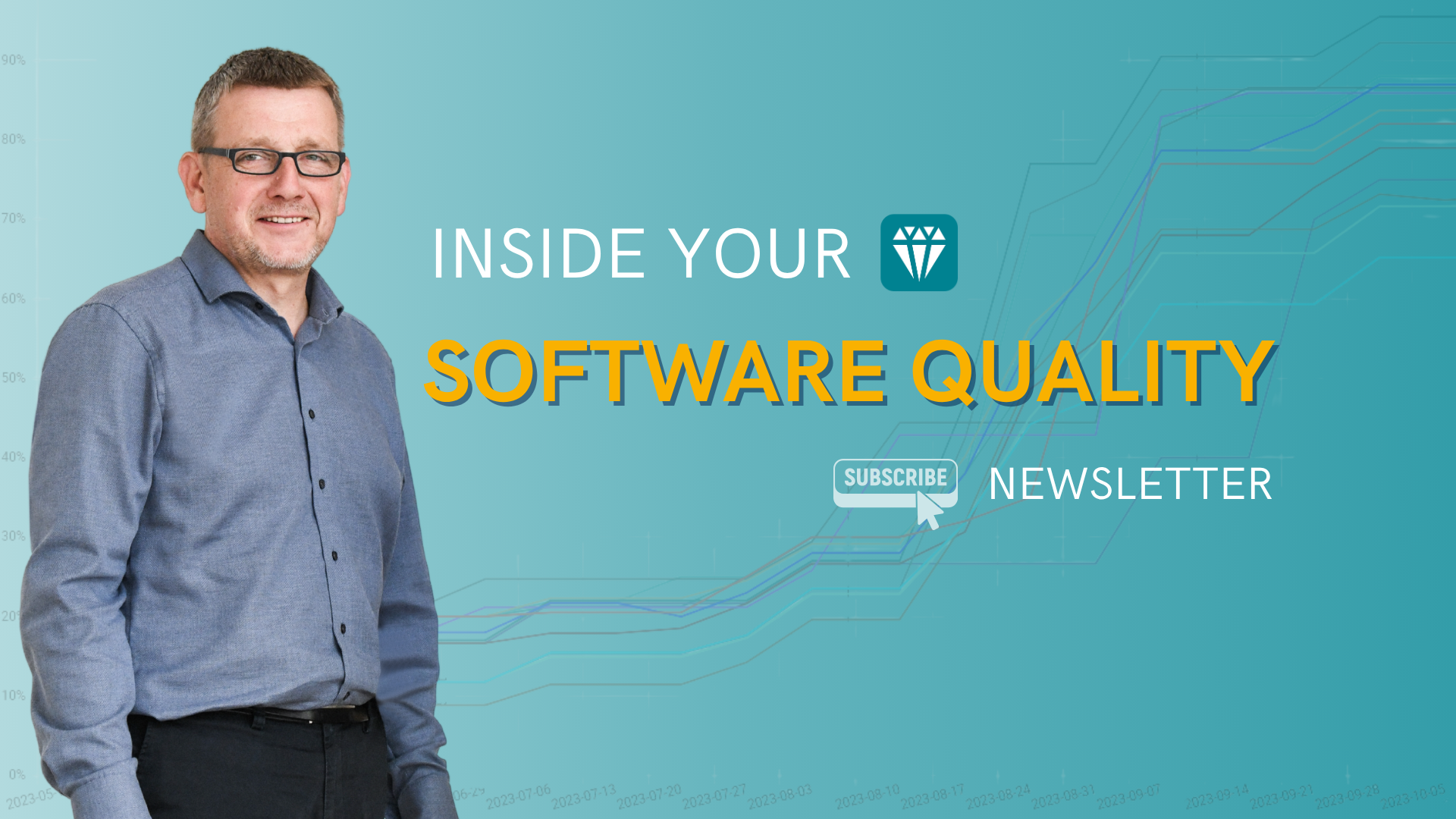 "Inside Your Software Quality" LinkedIn newsletter on software quality, quality data, and software quality monitoring with practical insights, articles, webinars, and videos.