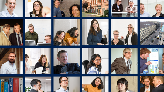 This image is a thumbnail showing a collage of Model Engineering Solutions GmbH over the years.