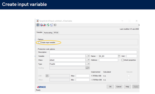 The image showcases the interface of dSPACE’s TargetLink Property Manager.