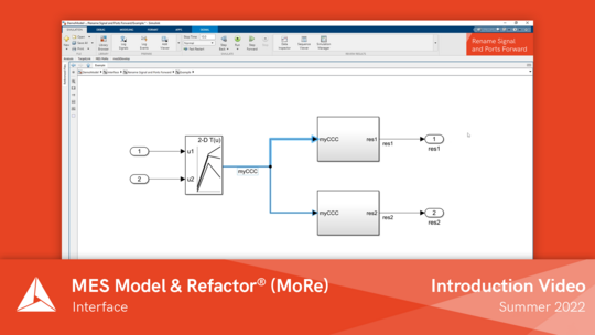 Watch Video Introduction to MoRe Function "Interface".